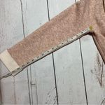 Tahari Blush Heather Open Front Cardigan Long Cuff Sleeves Thick Knit Size L Photo 12