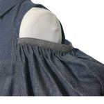 Brunello Cucinelli  Denim Cold Shoulder Top Women’s XS Dark Wash Puff Sleeve Photo 6