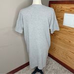 Madewell Terry Short Sleeve Sweatshirt Mini Dress in Heather Smoke Grey Small Photo 4