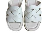 Anthropologie Pilcro x  - Woven Slide Sandals Cream Slide Sandals Sz 41 Photo 2