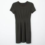 Madewell ‎ Parkline Green Pleated Short Sleeve Mini Dress Womens Size 0 Photo 3