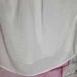 Evereve  ROAN + RYAN WHITE 100% SLUB COTTON BOHEMIAN PRAIRIE LAGENLOOK BLOUSE XS Photo 6