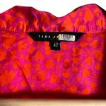 Tara Jarmon Rozenn Pink Heart Collared Shirt Short Sleeve Midi Dress Size 10 Photo 6