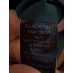 Black Halo  Green puffy sleeve front ruched Green St .Patricks dress 0 Photo 8