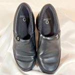 Akesso $95 6.5 Helia Black Leather Slip Photo 1