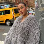 ZARA  sweater jacket cardigan faux fur fuzzy mink coat  Photo 12