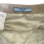 Prada EUC Vintage Colorblock Wool Skirt With Buckled Belt Size Small Photo 6