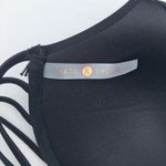 Shade & Shore  Bikini Top Size 36B Black Strappy Push Up Padded Swim Top NWOT Photo 7