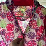 Stretchy Floral Tennis Sleeveless Dress Pink Size M Photo 2