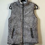 Thread + Supply Brown Off White Sleeveless Sherpa Vest Women Size Small Photo 0