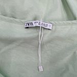 ZARA Eyelet Ruffle Midi Dress M Photo 7