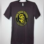 Bella Canvas SAN DIEGO PADRES Baseball Club T-Shirt Short Sleeve Top Women’s Size Small. NWOT Photo 0