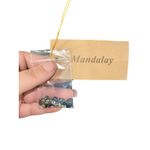 NWT Mandalay Black Silk Silver Beaded Short Midi Evening Gown Dress Women Size 6 Photo 11