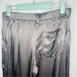 Young Fabulous and Broke  Finley Satin Cargo Pants Grey S NWT Photo 3