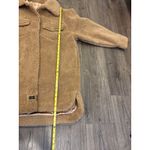UGG  Teddy Bear Coat Sherpa Fleece Lined Jacket Tan Size Large New With Tags Photo 8