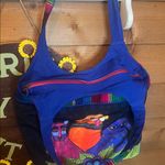 NWT Laurel Burch Three Amigos Dog Cat Large Tote Bag Zip Shoulder Purse Canvas Black Photo 5