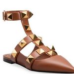 Valentino Garavani  Roman Stud Ballerina Flats Selleria Womens Size 36.5 Photo 0