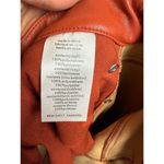 We Wore What Dani Boyfriend Jeans in Vegan Leather Cognac NWT Sz. 27 Photo 7