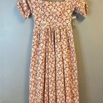 Free People Dress Red & Cream Floral She’s a Dream Midi Dress Sz 4 NWOT *READ* Photo 2