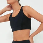 Tuckernuck Navy Cane Jean Sports Bra Sz. M Photo 0