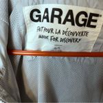 Garage  size Large (juniors) Gray, pink, and white windbreaker Photo 2
