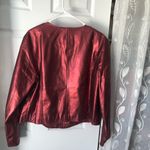 Jessica London  Women's 100% Leather Jacket plus Size 20W full zip up lined Photo 7