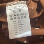 Lusana Leeta Brown Polka Dot Puff sleeve Short Sleeve V Photo 4