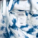 Lucky Brand  Women's Tank Top Blue Tie Dye Ruffle‎ Sleeveless Summer Size Small Photo 3