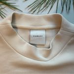 Varley  Alden Short Sleeve Sweatshirt – Cream / Doublesoft Fabric – Size M Photo 8