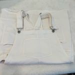 AG Adriano Goldschmied   Jeans White Denim Kaitlin Mini Skirt Overalls Denim M Photo 9