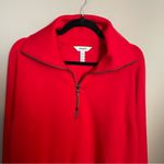 Spanx  AirEssentials Half Zip Pullover Red XL Photo 3