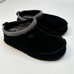 UGG  Black Suede Tazz II Platform Slippers Photo 1