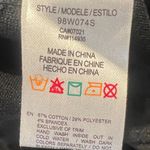 RD Style  Women’s Black Faux Leather Side Stripe Leggings Size M Photo 3