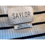 Saylor  White and Black Striped Crop Top Size Small Photo 2