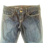 People's Liberation Flare Jeans womens 31 USA Made Low Rise Dark Wash Pockets‎ Blue Photo 5