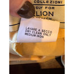 Biella Collezioni Pants Women 6 Yellow Wool Tapered Leg Dress Pants Trousers Yellow Size 4 Photo 10