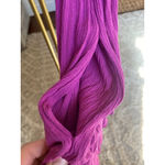 Free People  Wedgewood Maxi Dress Embroidered M Boho Magenta Scandi Parisian Soft Photo 4