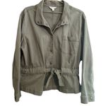 LC Lauren Conrad Lauren Conrad Tie Waist Army Green Utility Jacket Size XXL Cargo Gorpcore Photo 1