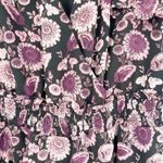 Rebecca Minkoff Miley Floral Ruffle Mini Dress Pink Black Size Medium Photo 5