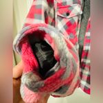 Stillwater  Women Pink Plaid Winter Coat Size Large Photo 5