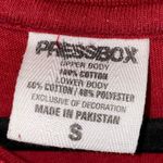 Pressbox  OU Sooners Crimson & Black/Gray  Long Sleeve Oversized Top Photo 4