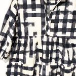 Maeve Anthropologie  Bettina Dress Tiered Shirt Buttondown Mini Carbon Size XSP Photo 2