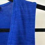 Aritzia Wilfred Free Royal Blue Valeria Knit Crop Top, V Neck, Size S Photo 1