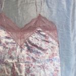 Body Chic vintage floral pink and white slip top and midi skirt set Photo 9