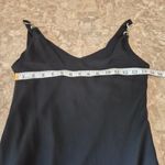Alex Evenings goth punk 90s 2000s coquette Y2K Vintage Black Tiered Slip Dress Size 6P Petite Photo 11