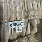 Briggs New York Briggs Women Bohemian Striped Wide Leg Lounge Pants Size S Beige Casual Comfort Photo 5