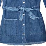 Nasty Gal 𝅺 Denim Button Down Bell Sleeve Belted Dress or Jacket. NWT! Size 4 Photo 1