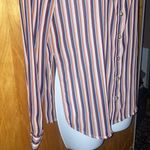 Wild Fable Colorful Striped  Button Down Shirt Size XS Photo 3