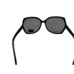 Solary Butterfly Round Face Cover Bug Eyes Sunglasses Oversized Polarized Black Photo 5