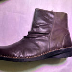 Clarks  Dark Brown Leather Winter Boots Photo 4